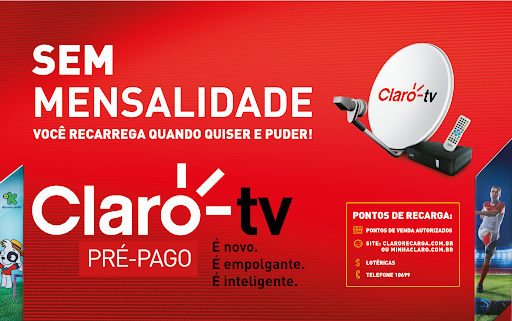 Claro TV Pré-Pago.